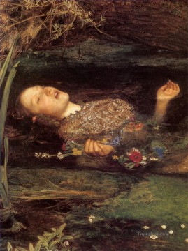  Raphaelite Oil Painting - Ophelia Pre Raphaelite John Everett Millais